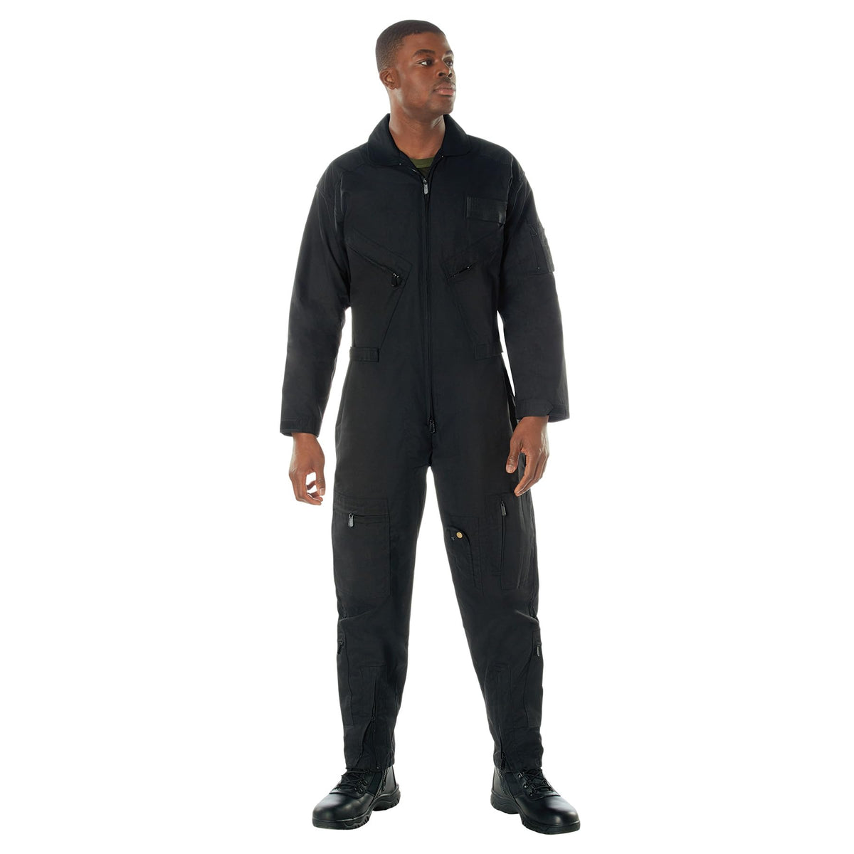 Rothco Flight Coverall, Black, Large
