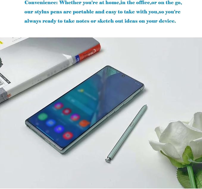 2 Pack Note 20 S Pen Replacement for Samsung Galaxy Note 20 Pen(Black) | Note 20 Stylus PenNote 20 Ultra S Pen Compatible with Samsung Galaxy Note 20/Note 20 Ultra All Version SpenNoBluetooth