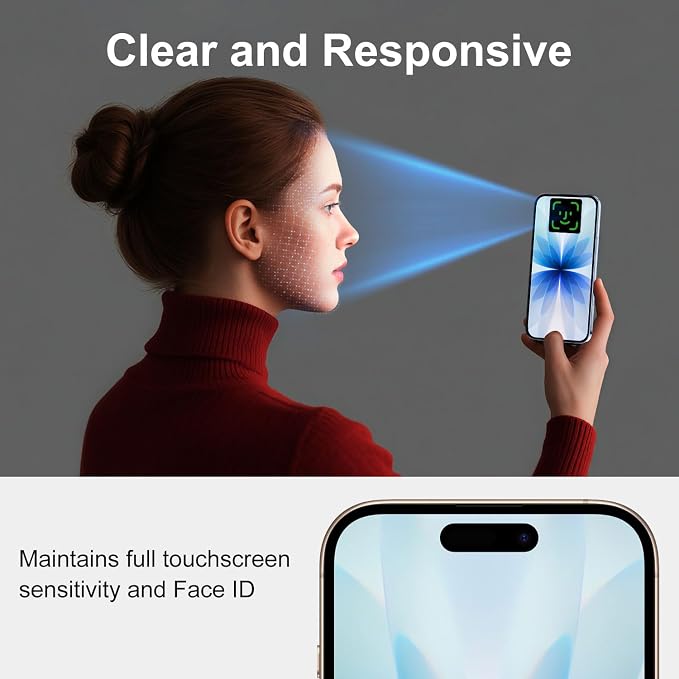 BossKiss for iPhone 11/iPhone XR Screen Protector TOP 9H Hardness Military Grade Shatterproof HD Tempered Glass Full Coverage Anti-Scratch Easy Installation Case Friendly 2 Pack