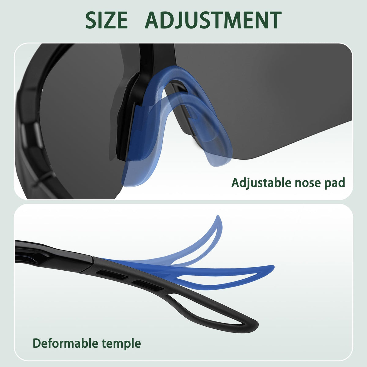 Feylan Polarized Sports Sunglasses for Men Women – UV400 Protection, Lightweight 24g for Running, Cycling, Baseball, Fishing