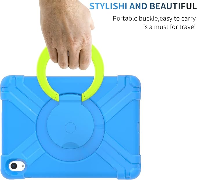 AKABEILA Compatible with Amazon Fire HD 8 2020/2022 Tablet Case，Rugged Kids Case with Stand Lightweight Shockproof Kids Friendly Tablet Cover Black