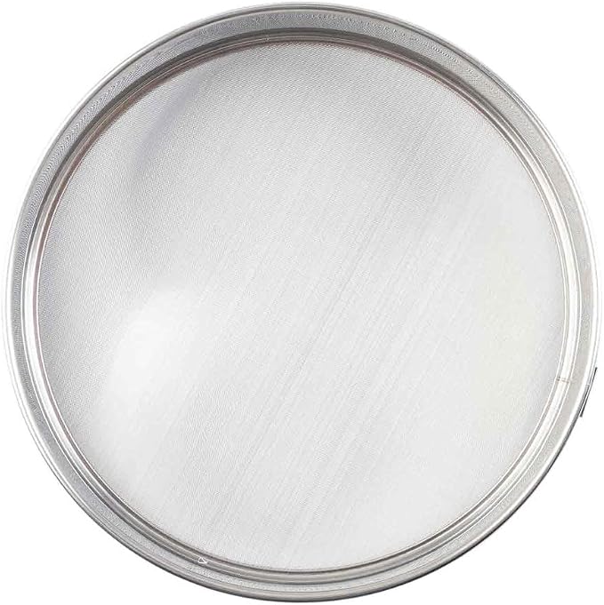 Tablecraft Fine Mesh Sieve Strainer, 8-Inch Round Durable Stainless Steel