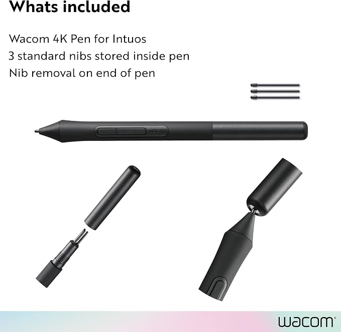 Wacom LP1100K 4K Pen for Intuos Tablet Black