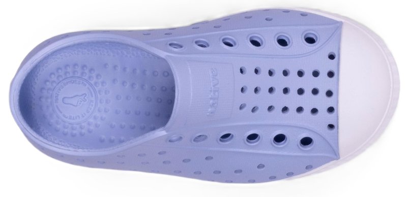 Native Shoes Unisex-Kids Jefferson Sneakers, Future Purple/Shell White, 6 Big Kid