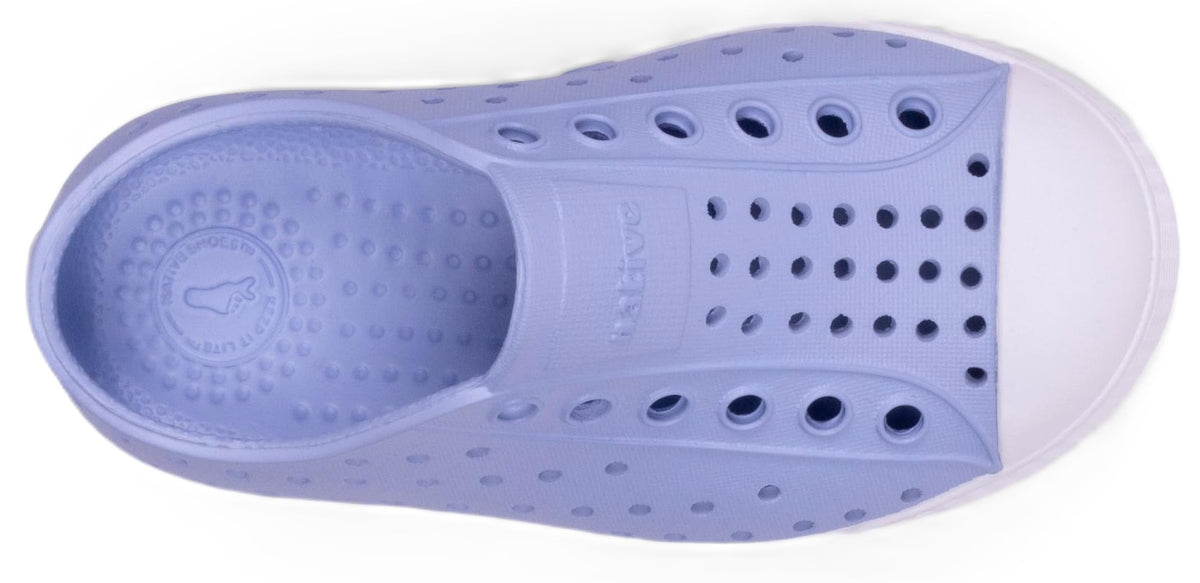 Native Shoes Unisex-Kids Jefferson Sneakers, Future Purple/Shell White, 5 Toddler