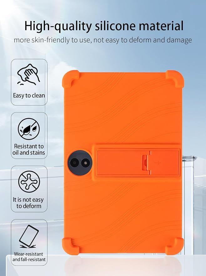 for TCL NXTPAPER 11 Plus Android 15 Gaming Tablet11.5 2.5K Ultra Clear Display Tablet Model CaseSoft Silicone Adjustable Stand Cover Lightweight Kids FriendlyBlack.