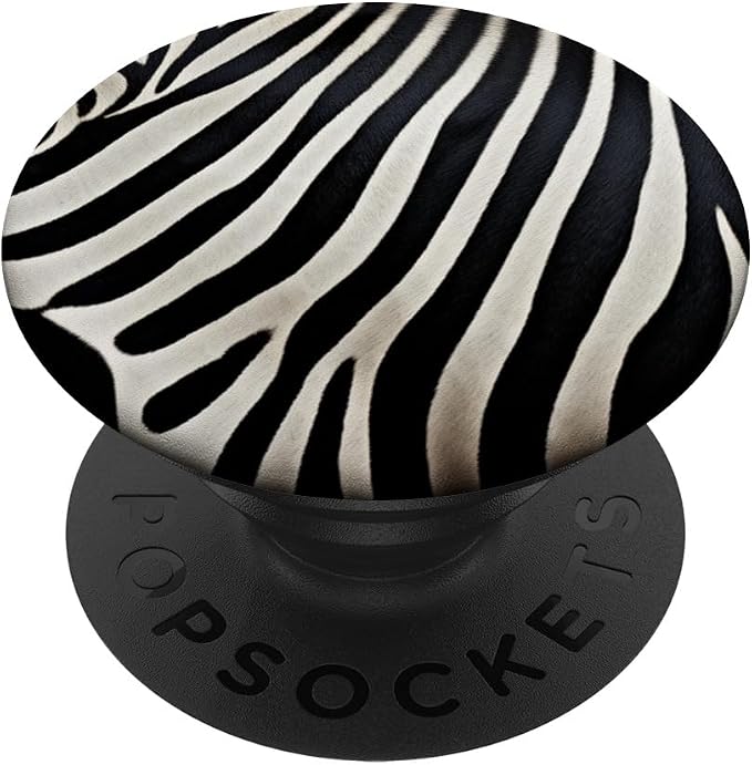 Zebra Pattern PopSockets PopGrip for MagSafe