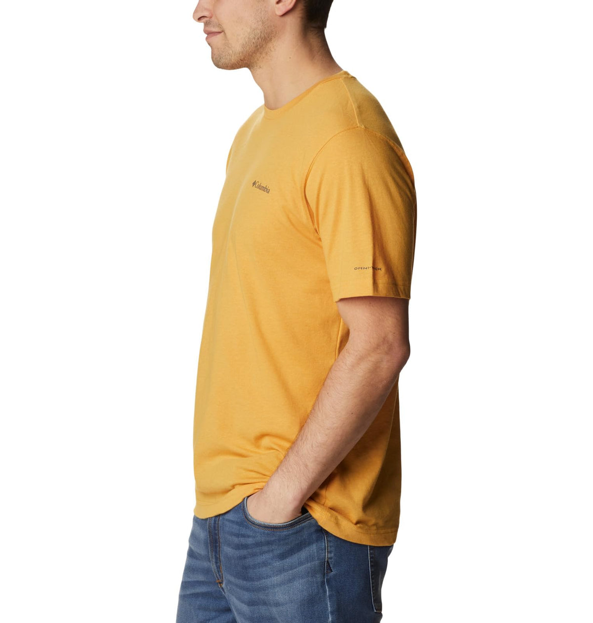 Columbia Men's Thistletown Hills Short Sleeve, Raw Honey, Large Tall