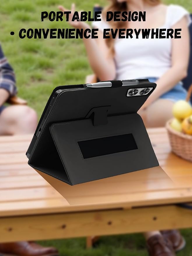 Compatible with Frameflow P11T Skin-Feel Matte Tablet Case 11 Inch Anti-Fingerprint Shockproof Slim Soft Touch Protective CoverBlack.