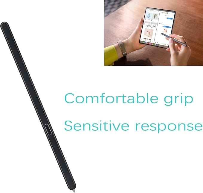 2 Pack Galaxy Z Fold 6/5 S Pen Fold Edition Galaxy Z Fold5 Slim S-Pen Compatible with Samsung Galaxy Z Fold 5/6 Stylus Black