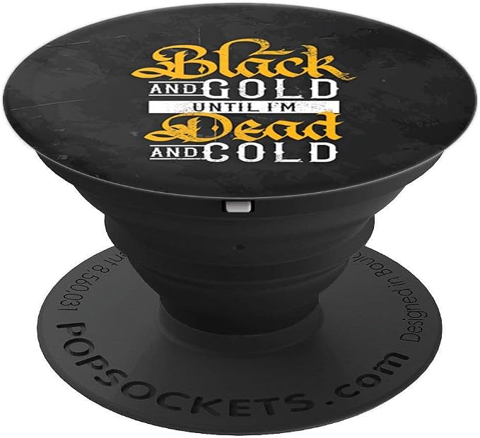 Pittsburgh Ultimate Sports Fan Distressed Lettering PopSockets Adhesive PopGrip