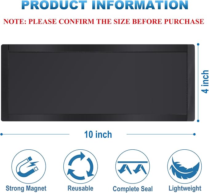 Magnetic Floor Register Vent Covers, 4 x 10 Inch Superior Hold Vent Covers