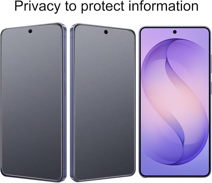 2 Pack for Samsung Galaxy S26 Ultra Matte Privacy Screen Protector Anti-Spy Tempered Glass Anti Glare Film Easy Installation 6.9 inch