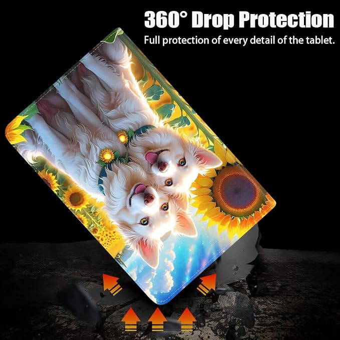 Case for iPad (A16) 11th Generation 11 Inch 2025/ iPad 10th Generation 10.9 Inch 2022 Slim PU Leather Cover Adjustable Stand with Auto Wake/Sleep Case African Women
