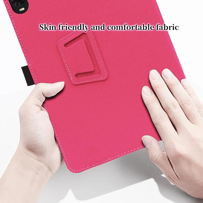 for TCL TAB 10 NXTPAPER 5G 10.4 Inch Tablet CasePU Leather Slim Cover Soft Back Shell Folding Multi-Viewing Angles Stand for TCL TAB 10 NXTPAPER 5G 10.4 Inch Model 9199S Tablet (Black)