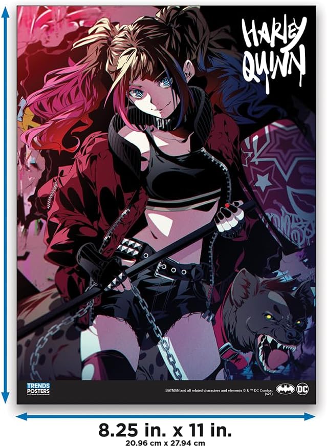 Poster Book - DC Comics - Harley Quinn Anime Poster Book