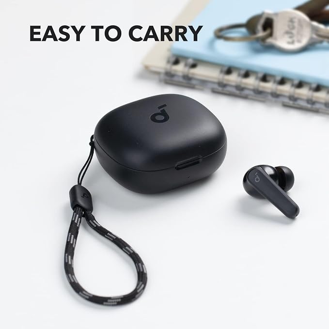 Soundcore by Anker P20i True Wireless Earbuds 10mm Drivers with Big Bass Bluetooth 5.3 30H Long Playtime Water-Resistant 2 Mics for AI Clear Calls 22 Preset EQs Customization via App