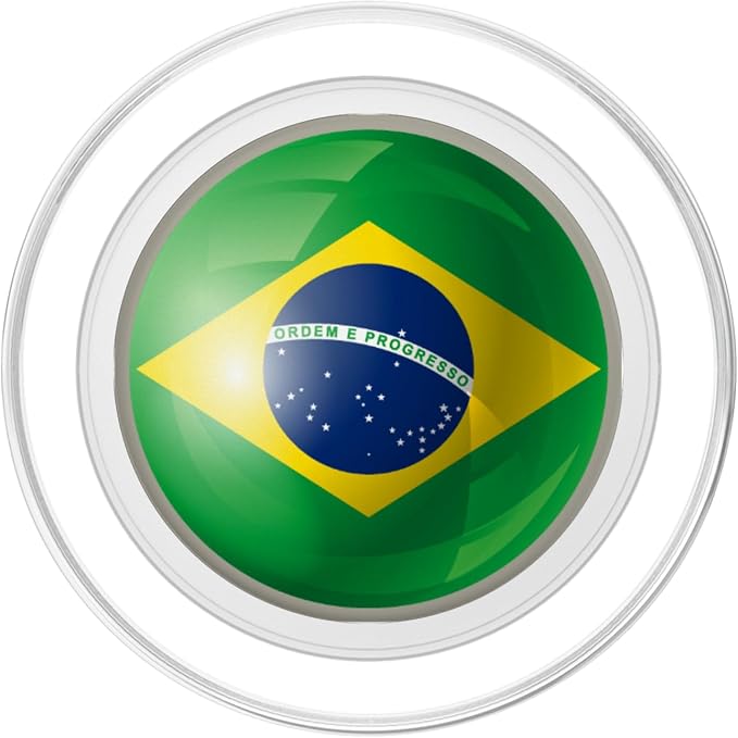 Brazil Flags United Kingdom England BrazilIan British Brazil PopSockets Standard PopGrip