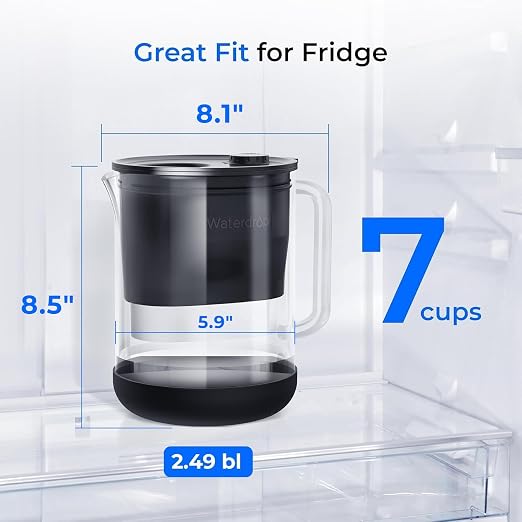 Waterdrop Glass Water Filter Pitcher
