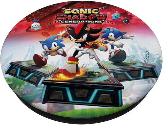Sonic The Hedgehog Sonic X Shadow Generations - Key Art PopSockets Adhesive PopGrip