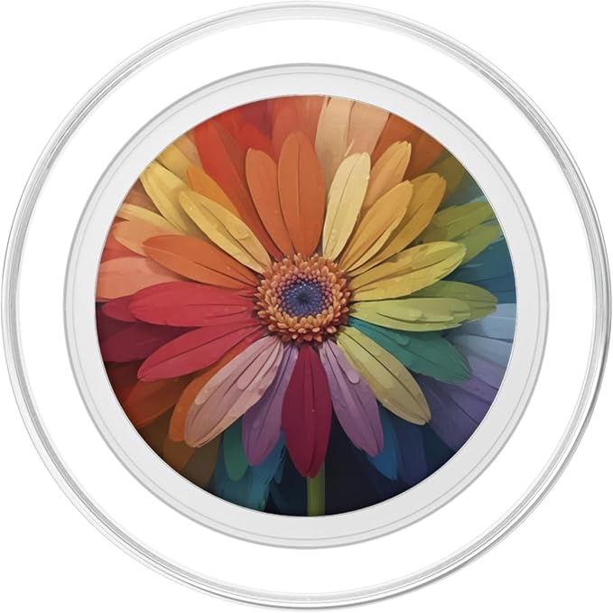 Colorful Daisy Flower Aesthetic Floral Lover PopSockets PopGrip for MagSafe