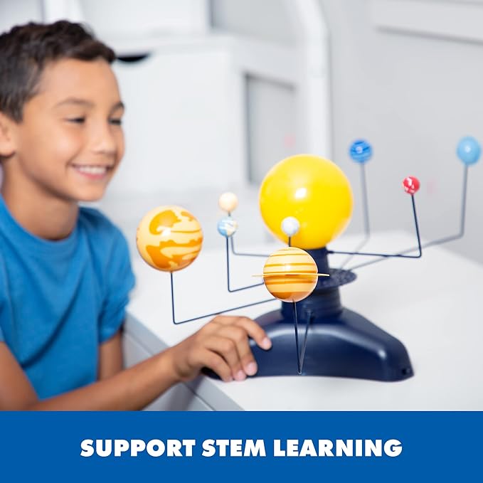 Educational Insights GeoSafari Motorized Solar System - Space Toys & STEM Learning for Kids, Model Planet Kit, Science Classroom or Bedroom Decor, Astronomy Sets and Gifts for Boys & Girls Ages 8+