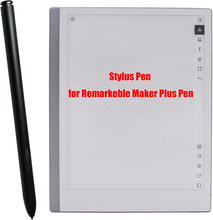 W-10 Stylus Pen for Remarkeble Maker Plus Pen Compatible with Remarkeble 1 Tablet Plus Pen Replacement for Remarkeble Maker Plus Pen for Remarkeble 2 Tablet