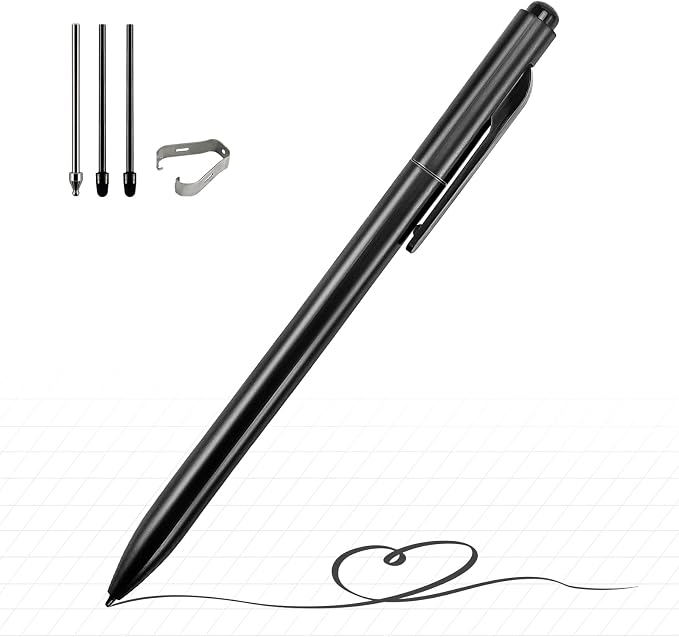 ProSketch Digital Pen fits for Remarkable 2 /Scribe/Supernote with Eraser Pencil Clip+NeverReplace Fine Titanium TipsTilt Draw&amp4096 Pressure LevelEMR Pen ReplacementEmpower Your Digital Craft