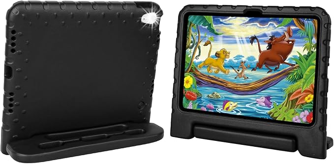 Case for iPad Pro 12.9 Case 2022/2021/2020/2018 with Pencil Holder &amp Hadle Stand Super Protection Kids Proof Cover for iPad Pro 12.9 inch 3rd/4th/5th/6th Generation Black