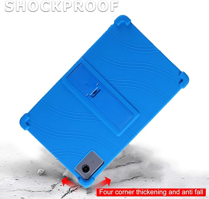 ATOOZ for Lenovo Idea Tab Plus Case 12.1 Inch 2025Black | Soft Silicone Shockproof Case for Lenovo Idea Tab Plus Tablet (TB361FU) with PC Bracket