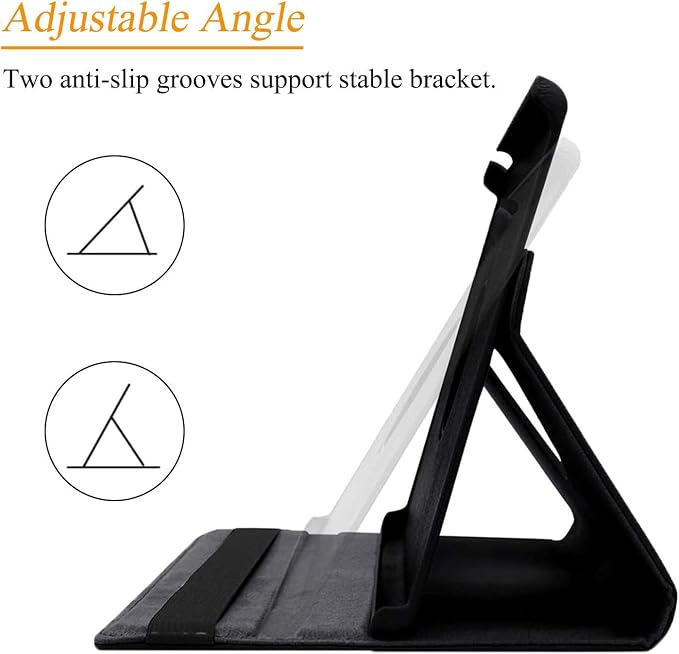 Rotating Case for Galaxy Tab A 8.0 2019 SM-T290/T295 360 Degree Rotating Stand Case Full Protective Cover for Samsung Galaxy Tab A 8.0 Inch 2019 Tablet (Model SM-T290/SM-T295) - Black