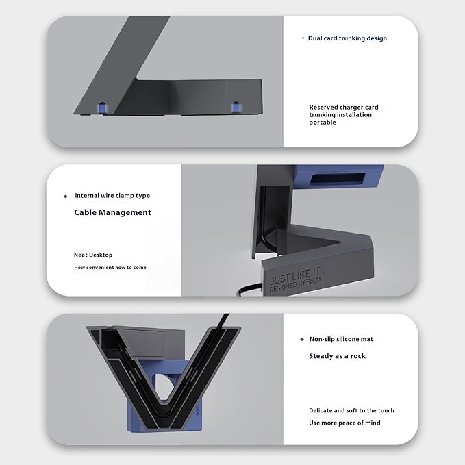 Antislip Silicone Charging Dock Stand for Watch Stable Holder for Workspaces Organization Neat Appearance Desk Accessory Nonslip Silicone Charging Base