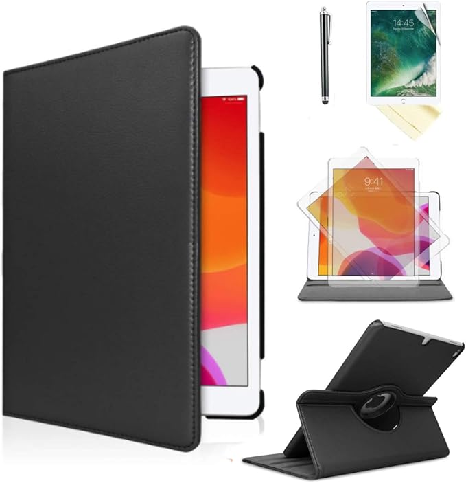Case for iPad Air 1st Generation Models A1474 A1475A1476 360 Rotating Stand with Wake Up/Sleep Function Also for iPad 6th 5th Air2nd Generation 9.7 inch case (Art Flower)