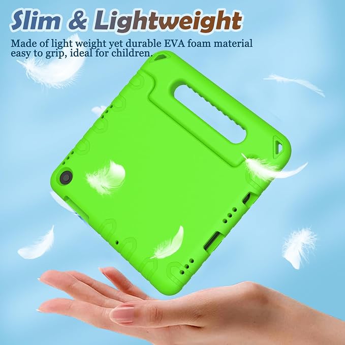 LTROP Shockproof Lightweight Convertible Handle Stand Case for Samsung Galaxy Tab A11 Plus 2025 / A9 Plus 11 Inch 2023 with Built-in Screen Protector Galaxy Tab A11+ / A9+ Case for Kids Black