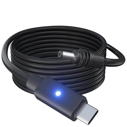 Starlink Mini Cable 16.4FT 18AWG 140W Starlink USB C to DC Power Cable with Smart Protocol Chip Waterproof DesignMini Accessories Compatible with 100W+ PD Source 28V PPS 20V PD Protocols