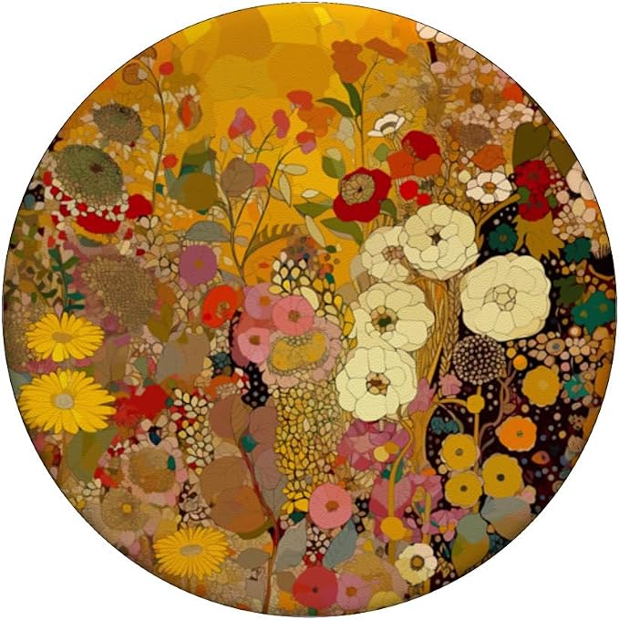 Art Nouveau Flowers Garden and Floral Nature Art PopSockets Adhesive PopGrip