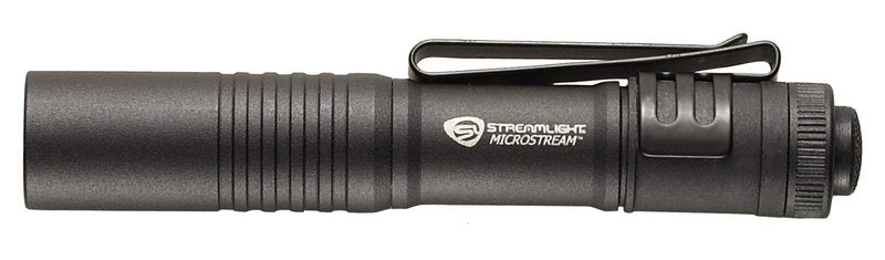 Streamlight 66318 MicroStream 45-Lumen Everyday Carry Pocket Flashlight with AAA Alkaline Battery, Black