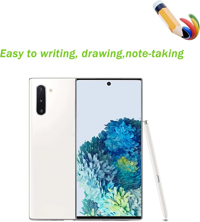 Galaxy Note 10 S Pen Replacement for Samsung Galaxy Note 10 Touch S Pen Galaxy Note 10 Stylus Pen for Samsung Galaxy Note 10+ Stylus Pen (WithBluetooth White)