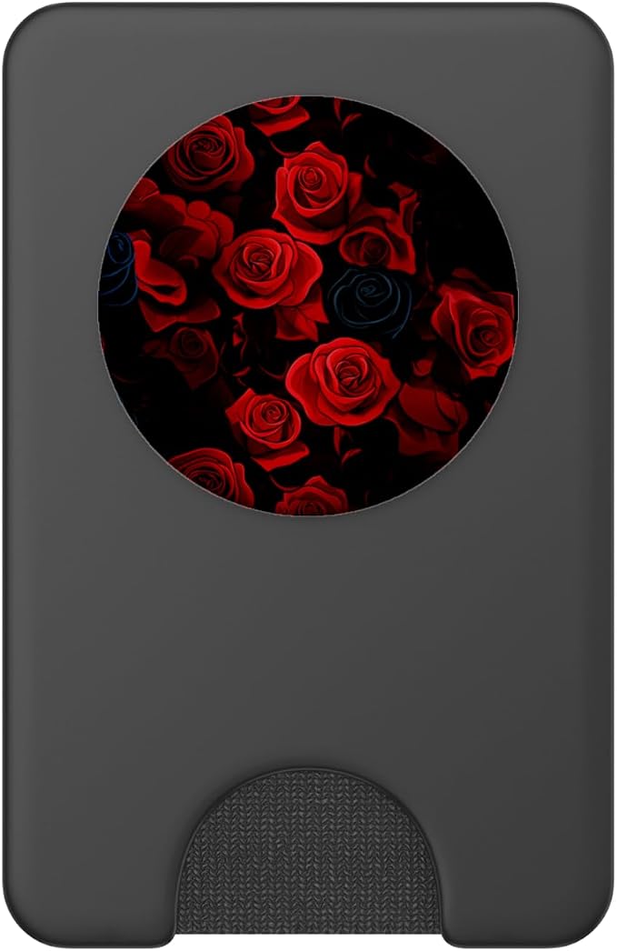 Red Roses Stylish Pattern PopSockets Adhesive PopGrip
