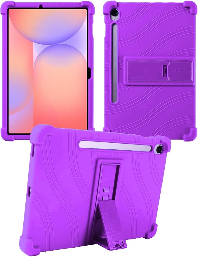 Case for Samsung Galaxy Tab S10 Lite/S10 FE/S9 FE 10.9 Inch - Protective Cover with S Pen Holder &amp Multi-Angle Viewing Stand (Black)