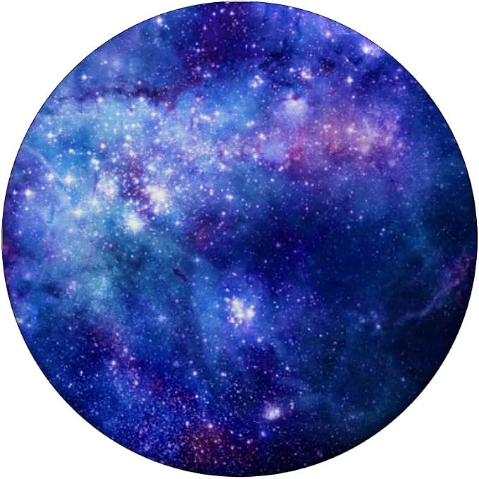 Space Pop Socket Galaxy Nebula Blue White Purple PopSockets Adhesive PopGrip