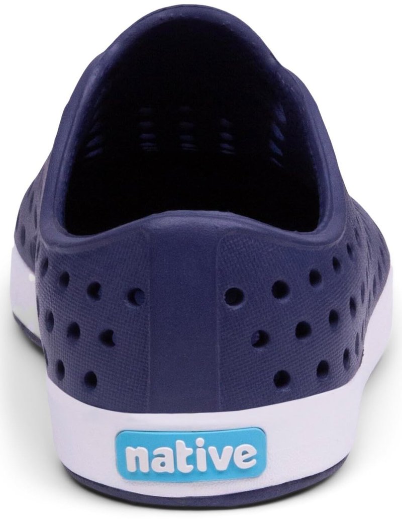 Native Shoes Unisex-Kids Jefferson Sneakers, Regatta Blue/Shell White, 1 Little Kid