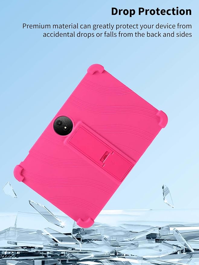 Case for TCL NXTPAPER 11 Plus Tablet 11.5inchNOUKAJU Tablet Protection CaseAdjustable BracketSoft SiliconeSilicone Protection Cover for TCL NXTPAPER 11 Plus(Blue)