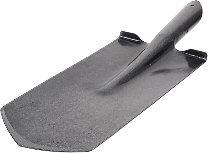 Homoyoyo Heavy Duty Manganese Steel Metal Garden Shovel for Planting and Digging Narrow Tip Spade Gardening Tool with Thickened Handle for Lawn and Farm Use