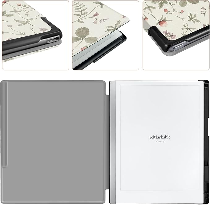 Case for Remarkable 2 Paper Tablet 10.3 2020 ReleasedLightweight and Hard Back Shell Protective Book Folio Cover with Built-in Pen HolderComes with Remarkable 2 Pen Tips.