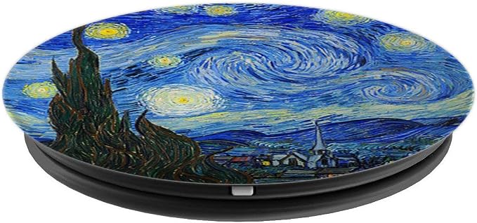 Van Gogh Starry Night Art Painters Designs for Artists PopSockets Adhesive PopGrip
