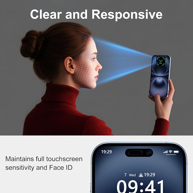 BossKiss for iPhone 11/iPhone XR Screen Protector TOP 9H Hardness Military Grade Shatterproof HD Tempered Glass Full Coverage Anti-Scratch Easy Installation Case Friendly 2 Pack