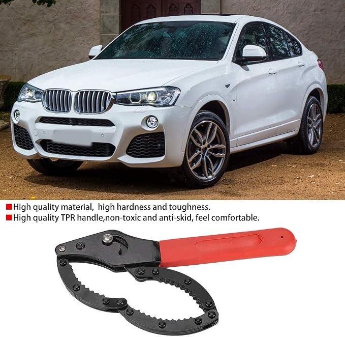 Aramox Oil Filter Wrench, TPR Handle, ABS Material, Stainless Steel