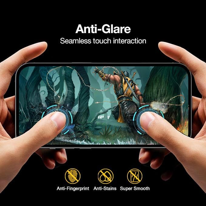 Designed for Samsung Galaxy S24 Tempered Glass Screen Protector UHD &amp Camera Lens Protector with Applicator