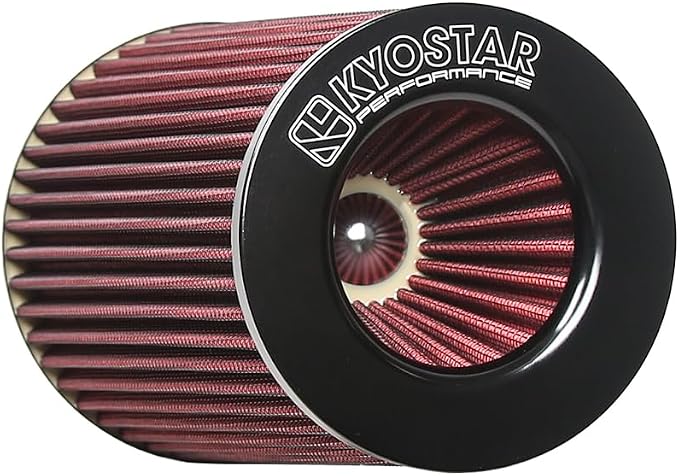 Universal 3/3.5/4" High-Flow Air Filter, Reusable Cone Cold Air Intake